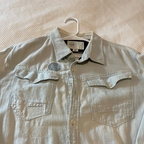 G Star Raw denim shirt XL - Picture 2 of 4
